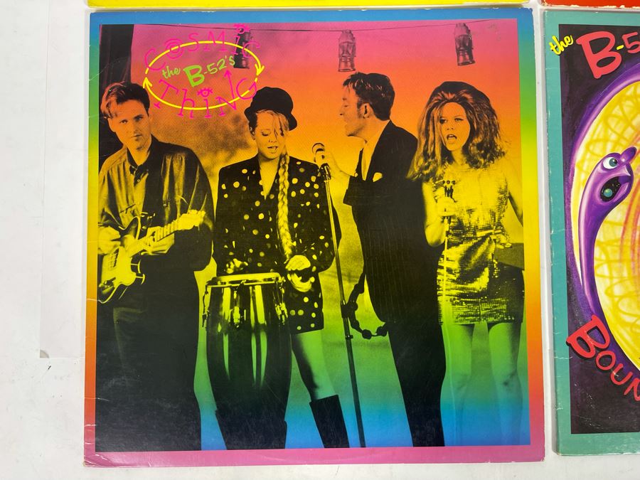 (4) The B-52’s Vinyl Records Including Promo Copy Of Debut Album BSK 3355 [Photo 6]