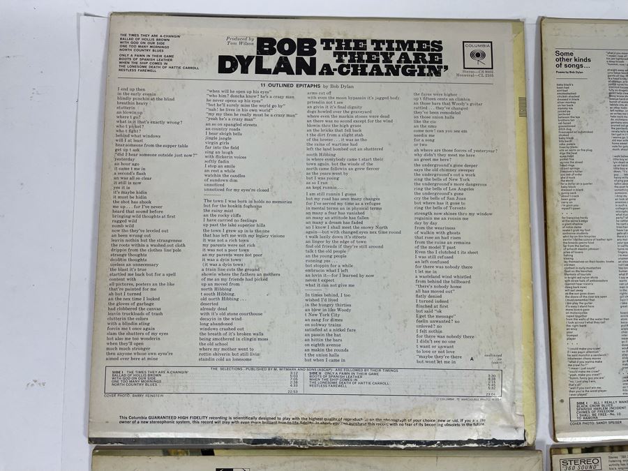 JUST ADDED - Bob Dylan Vinyl Record Lot [Photo 7]