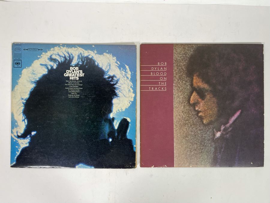 (2) Bob Dylan Vinyl Records [Photo 1]