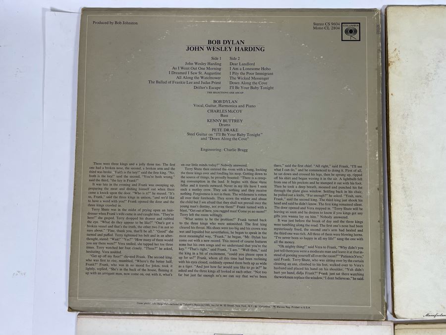 (4) Bob Dylan Vinyl Records [Photo 8]