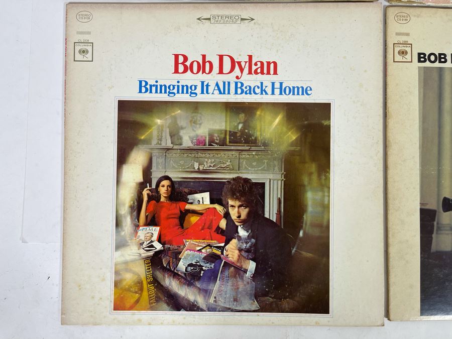(4) Bob Dylan Vinyl Records [Photo 4]