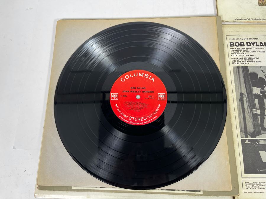 (4) Bob Dylan Vinyl Records [Photo 11]