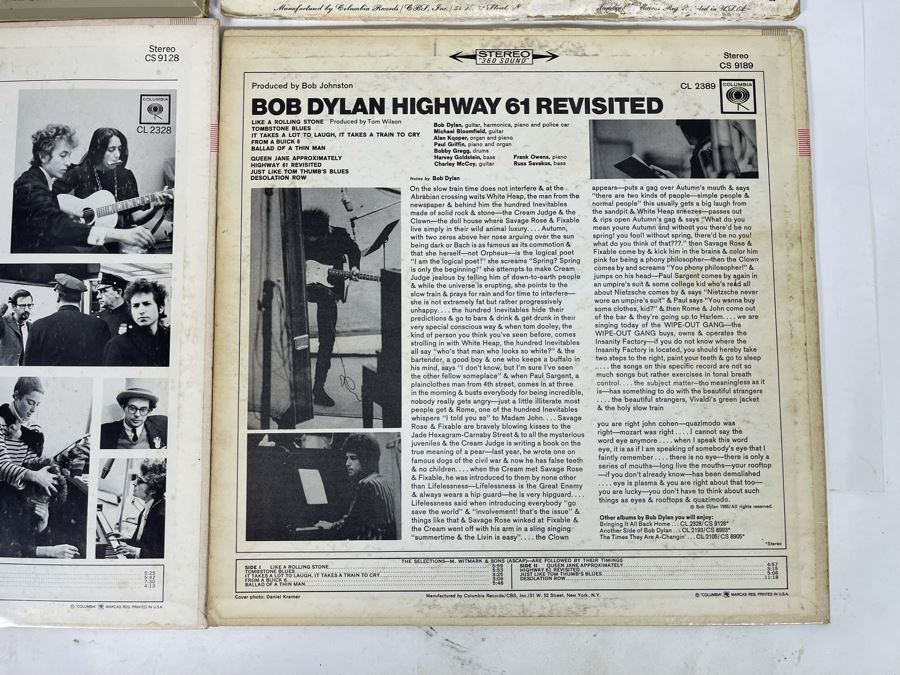(4) Bob Dylan Vinyl Records [Photo 10]