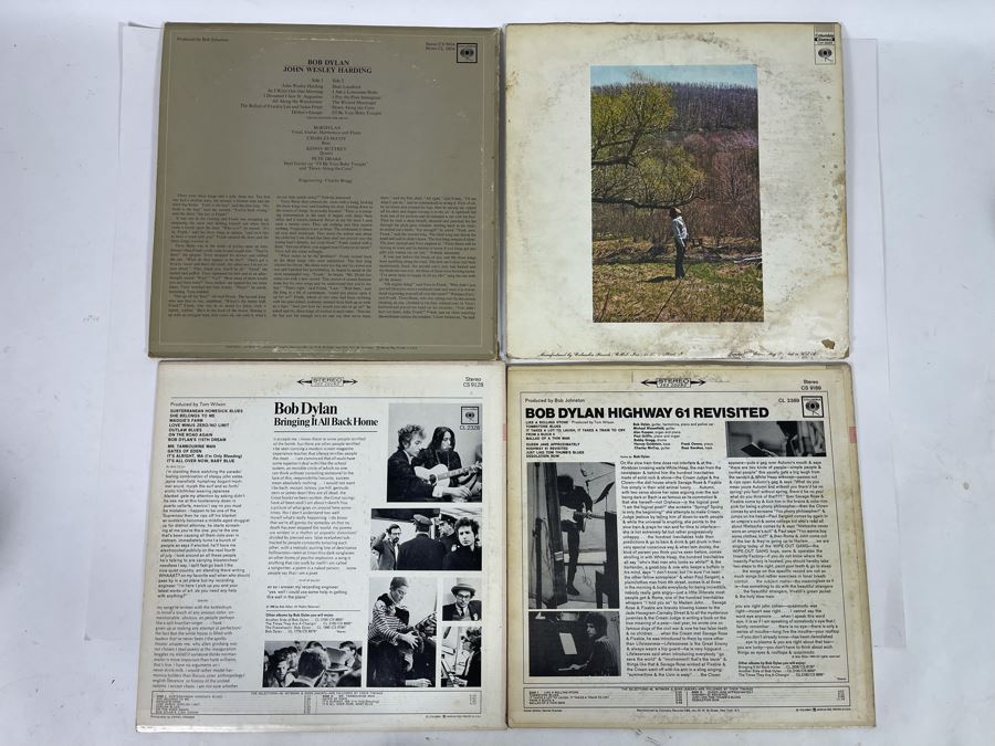 (4) Bob Dylan Vinyl Records [Photo 6]