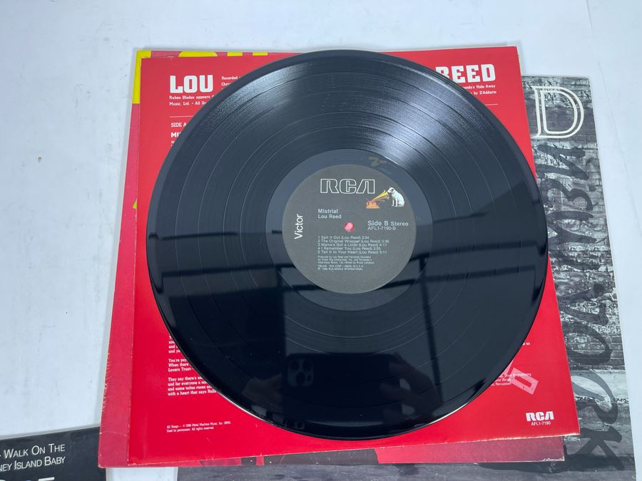 (3) Lou Reed Vinyl Records [Photo 8]