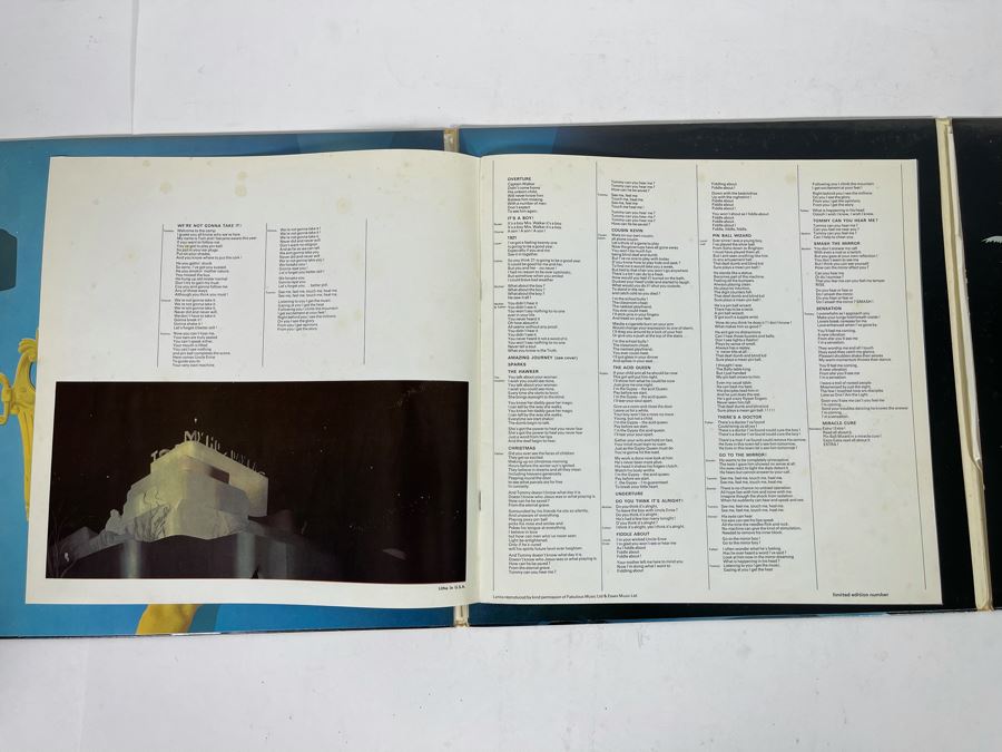 The Who Tommy Vinyl Record DXSW 7205 [Photo 8]