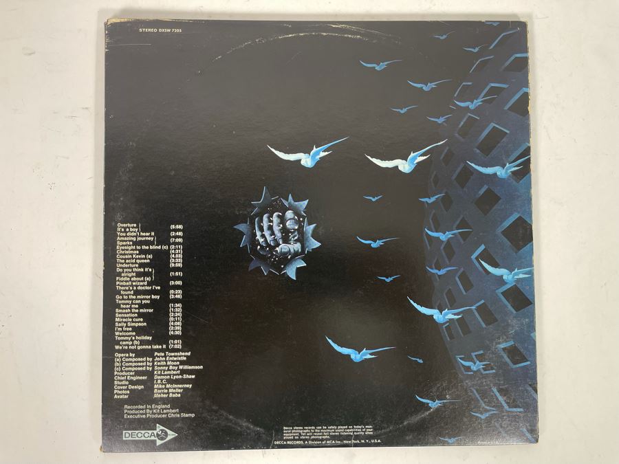 The Who Tommy Vinyl Record DXSW 7205 [Photo 2]