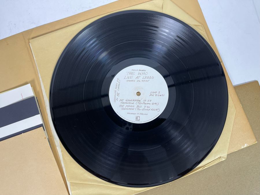 (4) The Who Vinyl Records [Photo 15]