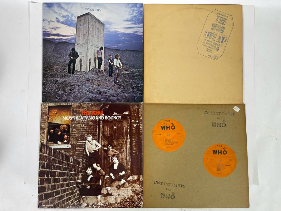 (4) The Who Vinyl Records [Photo 1]