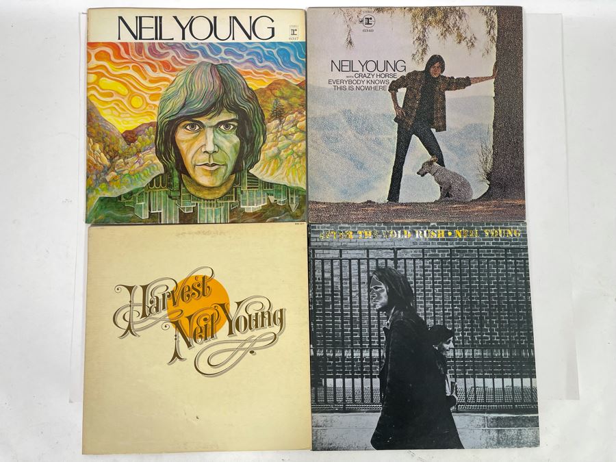 (4) Neil Young Vinyl Records [Photo 1]