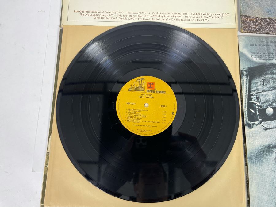 (4) Neil Young Vinyl Records