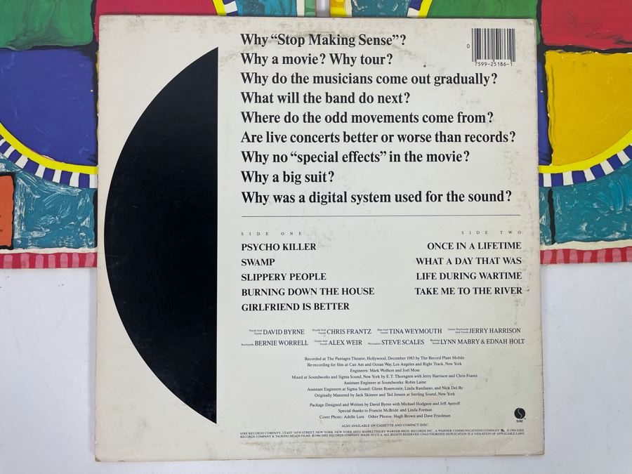 (3) Talking Heads Vinyl Records [Photo 6]