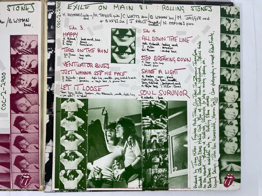 The Rolling Stones Exile On Main St Vinyl Record COC 2-2900 [Photo 13]