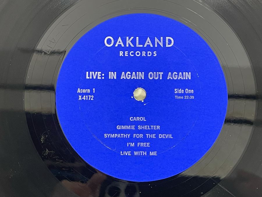 The Rolling Stones Live: In Again Out Again Vinyl Record Acorn 1-X-241 [Photo 6]
