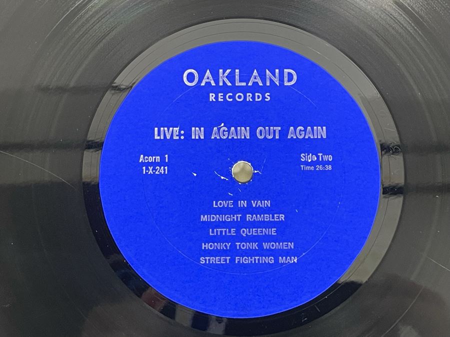 The Rolling Stones Live: In Again Out Again Vinyl Record Acorn 1-X-241 [Photo 4]