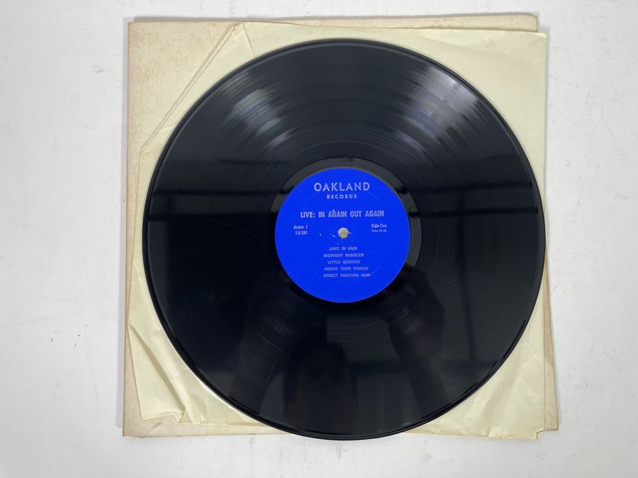 The Rolling Stones Live: In Again Out Again Vinyl Record Acorn 1-X-241 [Photo 3]