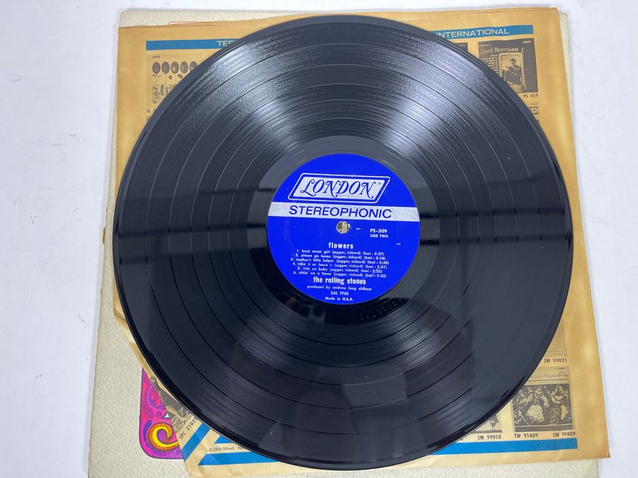 The Rolling Stones Flowers Vinyl Record PS 509 [Photo 4]