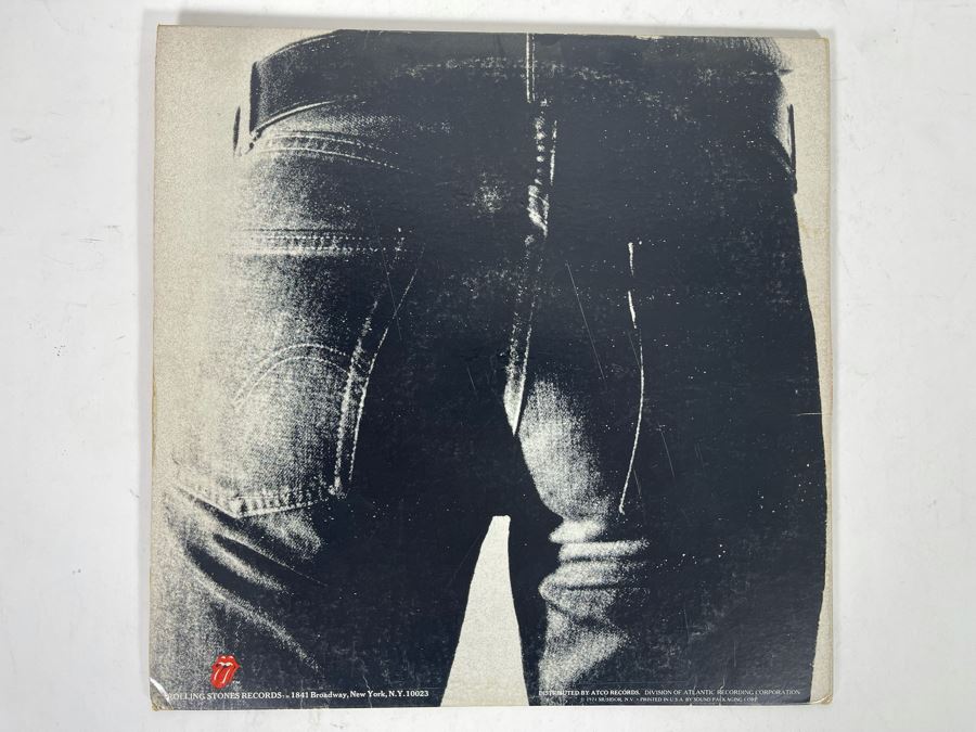 The Rolling Stones Sticky Fingers Vinyl Record COC 59100 With Original Andy Warhol Working Jean Zipper [Photo 3]
