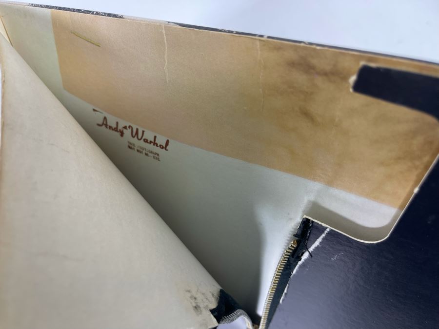 The Rolling Stones Sticky Fingers Vinyl Record COC 59100 With Original Andy Warhol Working Jean Zipper [Photo 9]