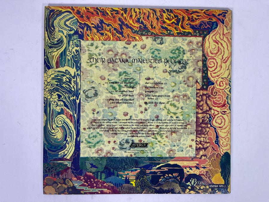The Rolling Stones Their Satanic Majesties Request Vinyl Record NPS-2 With Original Lenticular Cover Image [Photo 5]
