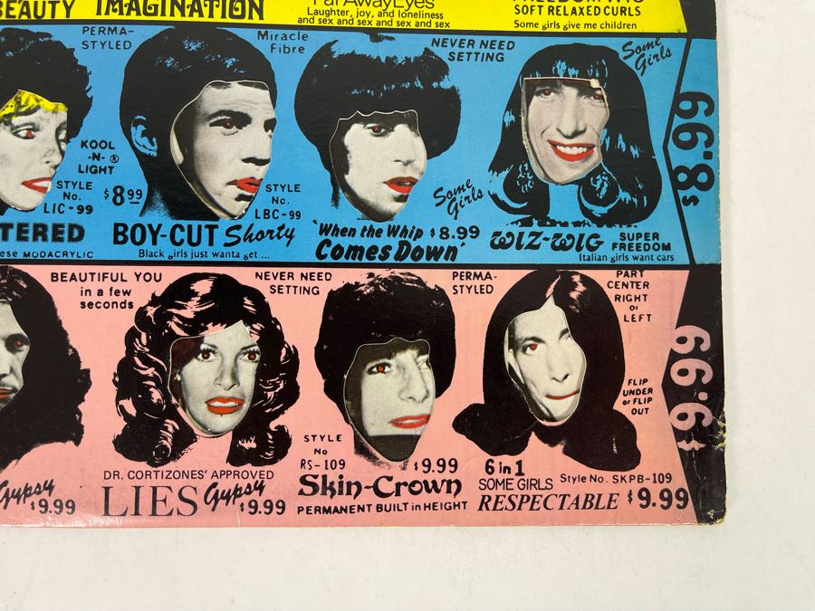 The Rolling Stones Some Girls Vinyl Record COC 39108 1st Version Die Cut With Celebrity Faces [Photo 7]