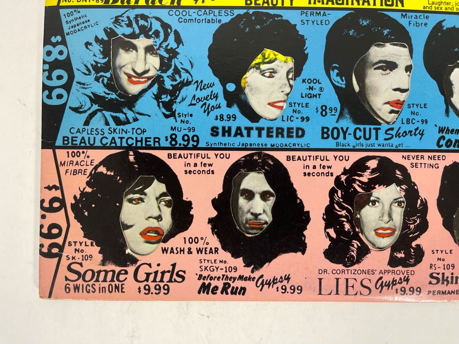 The Rolling Stones Some Girls Vinyl Record COC 39108 1st Version Die Cut With Celebrity Faces [Photo 6]