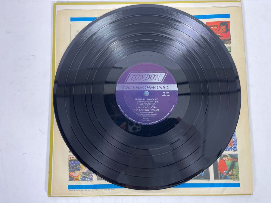 The Rolling Stones Beggars Banquet Vinyl Record PS-539 [Photo 5]