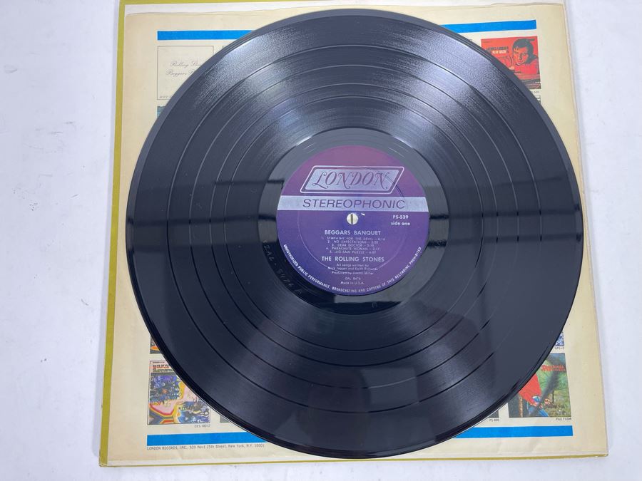 The Rolling Stones Beggars Banquet Vinyl Record PS-539 [Photo 4]