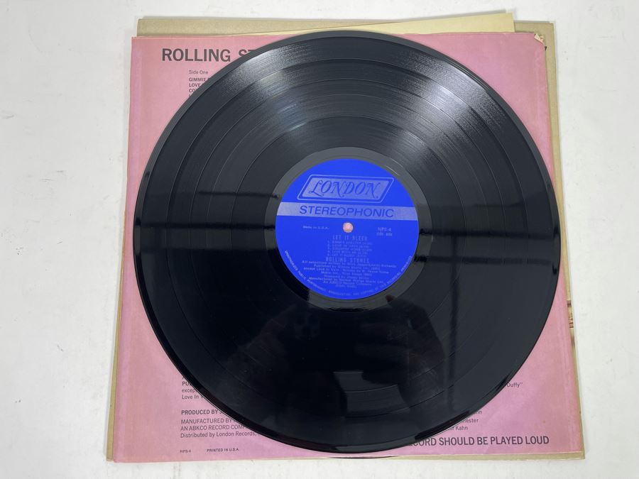 The Rolling Stones Let It Bleed Vinyl Record NPS-4 [Photo 4]