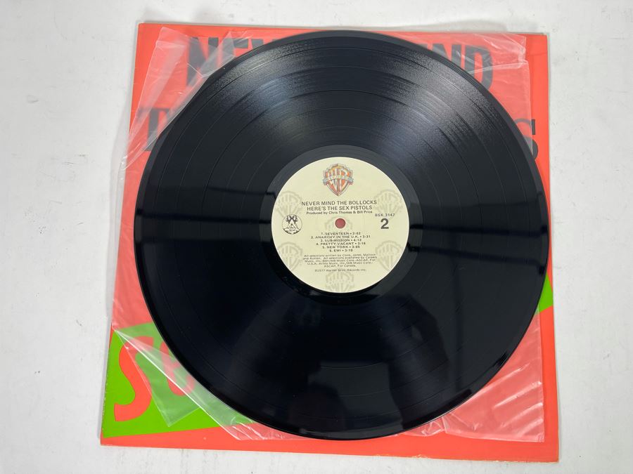 Never Mind The Bollocks Here’s The Sex Pistols Vinyl Record BSK 3147 [Photo 5]