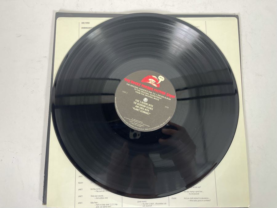 The Rocky Horror Picture Show Original Soundtrack Vinyl Record [Photo 7]