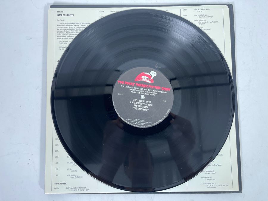 The Rocky Horror Picture Show Original Soundtrack Vinyl Record [Photo 4]