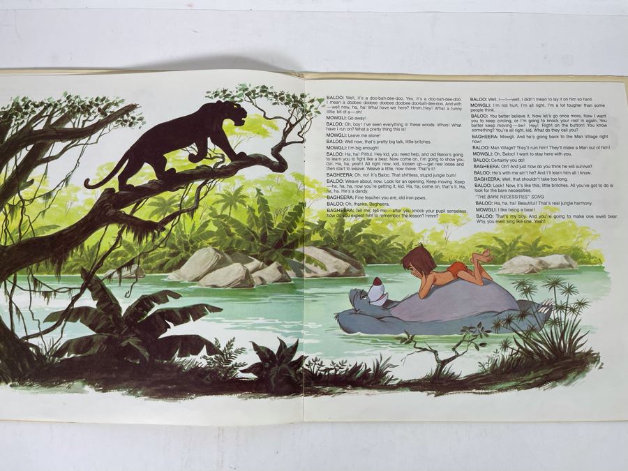 Disneyland Records Walt Disney The Jungle Book Vinyl Record With Book 3948 [Photo 6]