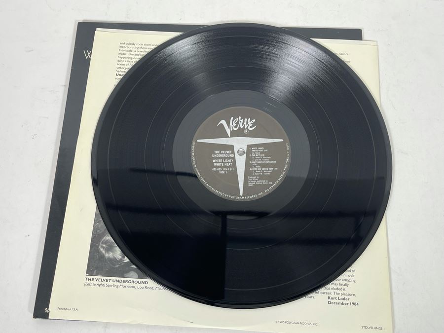 The Velvet Underground White Light / White Heat Vinyl Record [Photo 3]