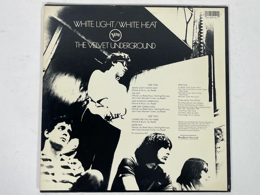 The Velvet Underground White Light / White Heat Vinyl Record [Photo 1]