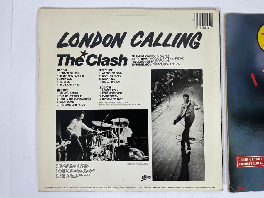 (2) The Clash Vinyl Records [Photo 5]