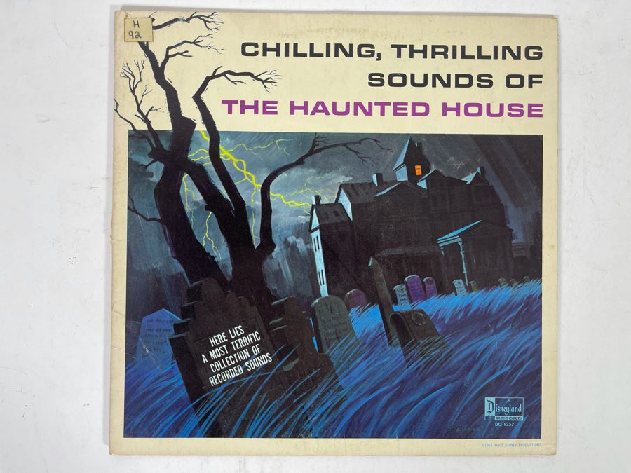 Disneyland Record Chilling, Thrilling Sounds Of The Haunted House Vinyl Record DQ-1257 [Photo 1]
