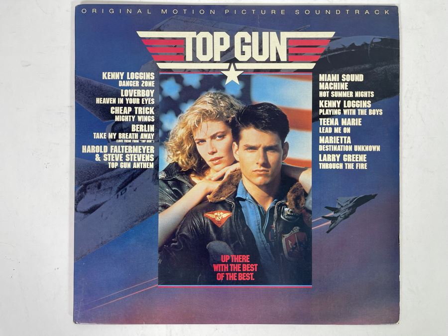 Top Gun Original Motion Picture Soundtrack Vinyl Record [Photo 1]