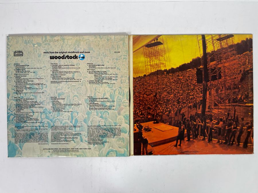 Woodstock Music From The Original Soundtrack Vinyl Records [Photo 2]