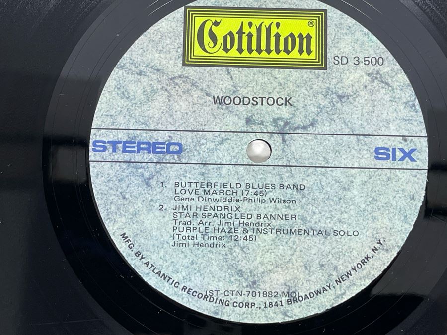 Woodstock Music From The Original Soundtrack Vinyl Records [Photo 7]