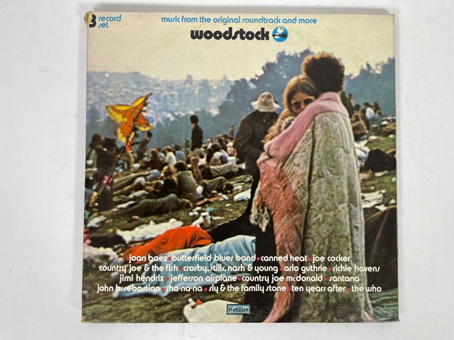 Woodstock Music From The Original Soundtrack Vinyl Records [Photo 1]