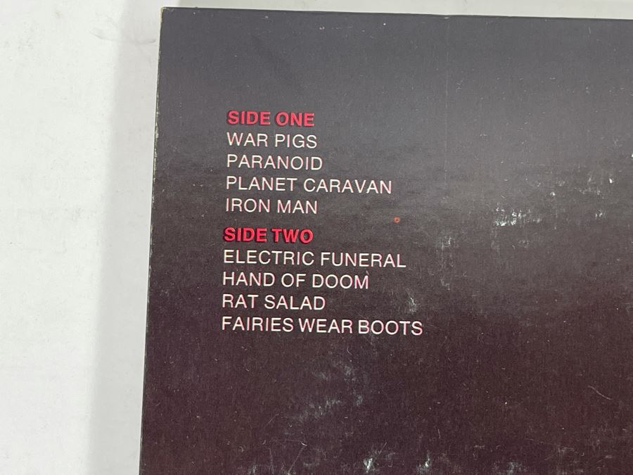 Black Sabbath Paranoid (Iron Man) Vinyl Record 1887 [Photo 3]