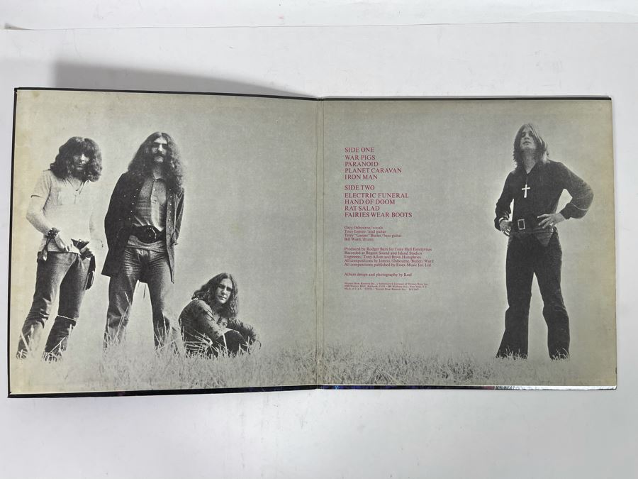 Black Sabbath Paranoid (Iron Man) Vinyl Record 1887 [Photo 4]