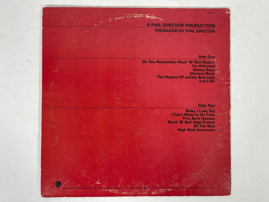 Ramones End Of The Century Vinyl Record [Photo 2]