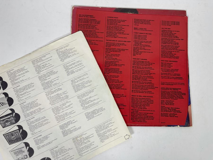 Ramones End Of The Century Vinyl Record [Photo 3]