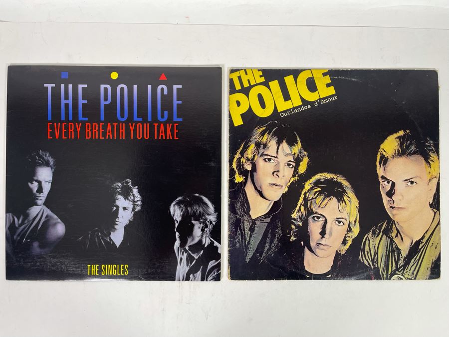 (2) The Police Vinyl Records