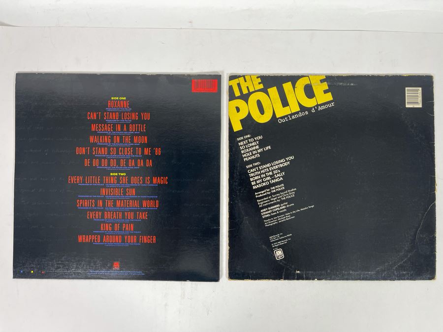 2 The Police Vinyl Records