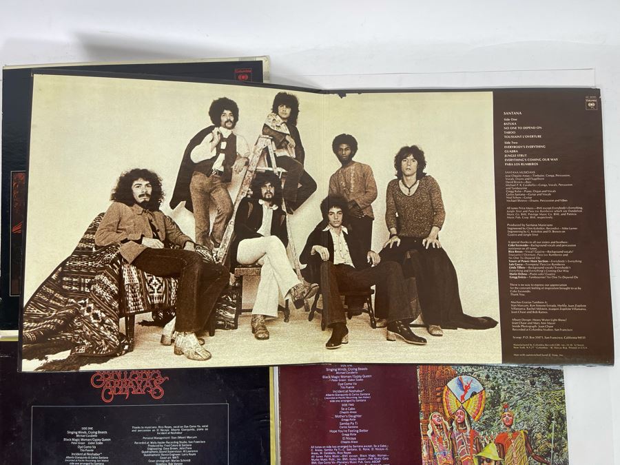 (4) Santana Vinyl Records [Photo 8]