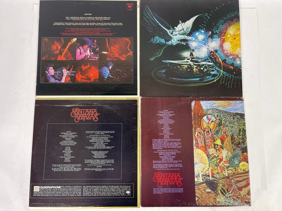 (4) Santana Vinyl Records [Photo 7]
