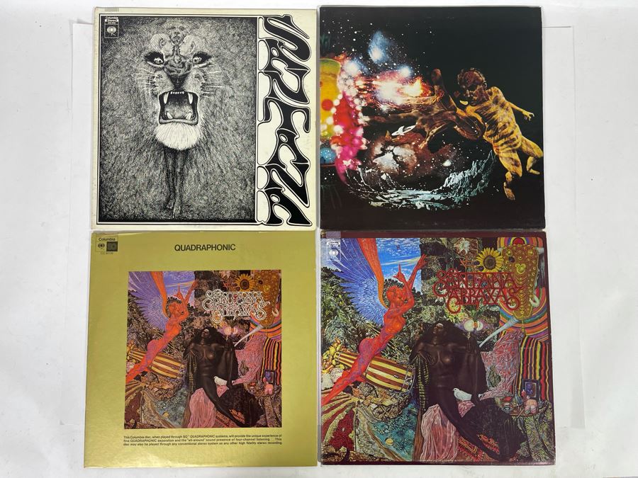 (4) Santana Vinyl Records [Photo 2]